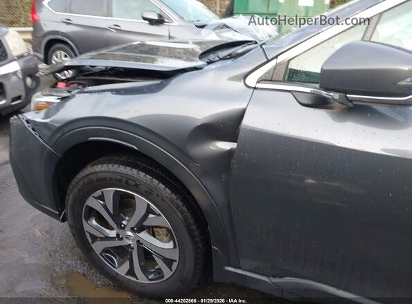 4S4BTANC8L3256684 2020 SUBARU OUTBACK Gray Widok wnętrza 360 stopni