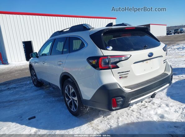 4S4BTAPC4L3123062 2020 SUBARU OUTBACK White Հետևի ձախ