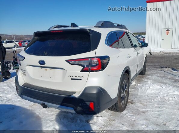 4S4BTAPC4L3123062 2020 SUBARU OUTBACK White Հետևի աջ