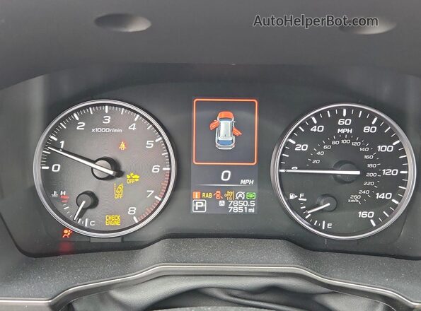 4S4BTGND2R3289121 2024 SUBARU OUTBACK White ხელსაწყოთა პანელის ხედი