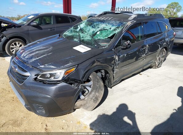4S4BTGPD3N3237777 2022 SUBARU OUTBACK Gray Vista tres cuartos delantera izquierda