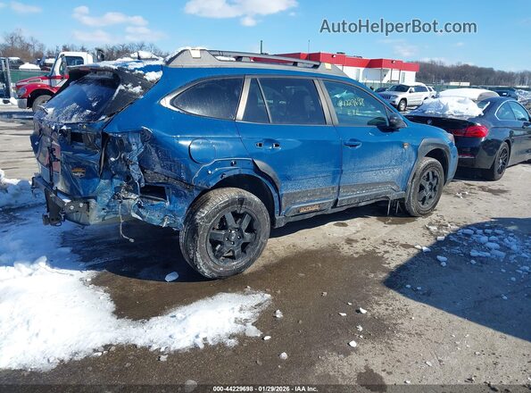 4S4BTGUD4N3143637 2022 SUBARU OUTBACK Blue Задня права чверть