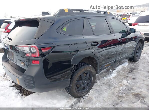 4S4BTGUD8N3142345 2022 SUBARU OUTBACK Black Հետևի աջ