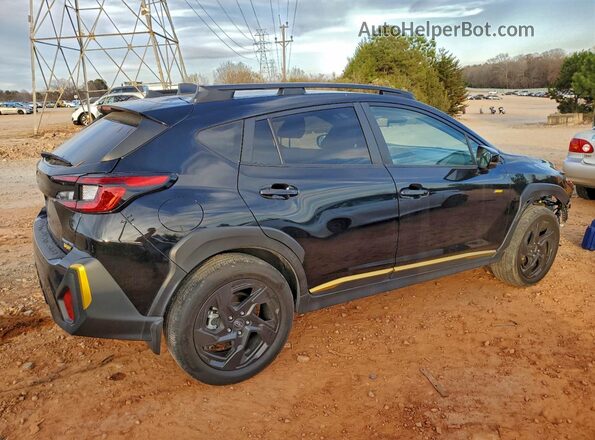 4S4GUHF66R3770756 2024 SUBARU CROSSTREK Black Tył prawy