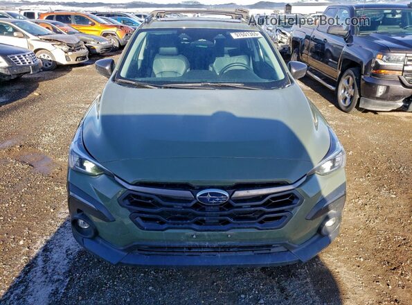 4S4GUHM66R3771604 2024 SUBARU UK Зеленый Вид спереди