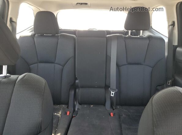 4S4WMAAD3L3401840 2020 SUBARU ASCENT Black Rear seats view