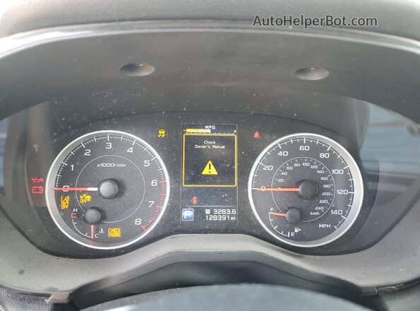 4S4WMAAD3L3401840 2020 SUBARU ASCENT Black Instrument cluster view