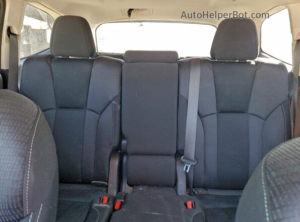4S4WMABD3L3444394 2020 SUBARU ASCENT Red უკანა სავარძლების ხედი
