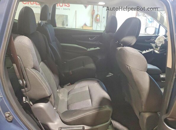 4S4WMADD6S3421347 2025 SUBARU ASCENT Blue Widok wnętrza z tyłu