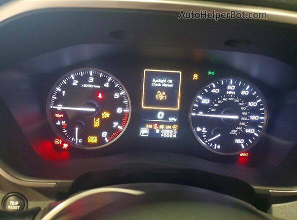 4S4WMADD6S3421347 2025 SUBARU ASCENT Blue Widok zestawu wskaźników