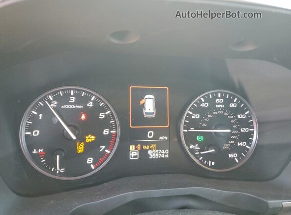 4S4WMAED6R3407862 2024 SUBARU ASCENT White Widok zestawu wskaźników