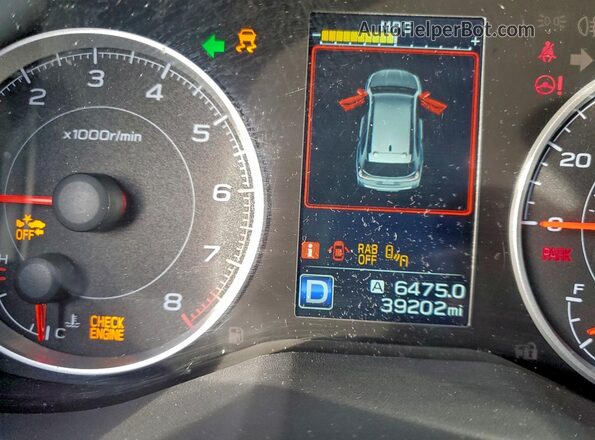 4S4WMAGD2N3471713 2022 SUBARU ASCENT Серый Вид щитка приборов