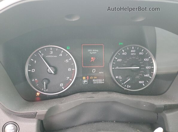 4S4WMAHD9R3406541 2024 SUBARU ASCENT Blue Instrument cluster view