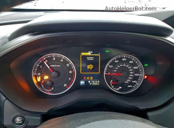 4S4WMAJD9N3442007 2022 SUBARU ASCENT White Vista del cuadro de instrumentos