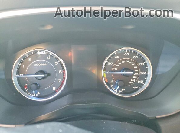 4S4WMAPD1L3444130 2020 SUBARU ASCENT White Widok zestawu wskaźników
