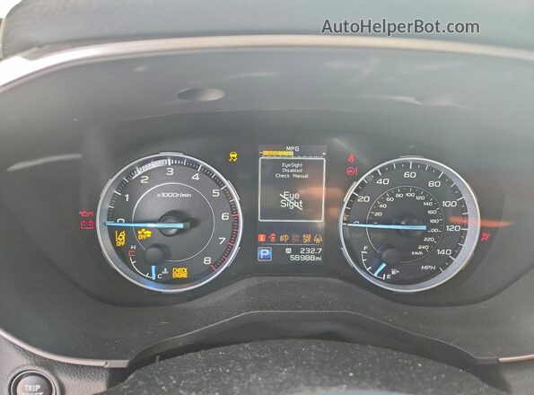 4S4WMAPD1N3414404 2022 SUBARU ASCENT Серый Вид щитка приборов