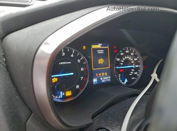 4S4WMARD3M3464233 2021 SUBARU ASCENT Серый Вид щитка приборов