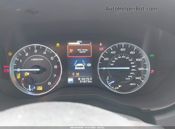 4S4WMARD3N3408729 2022 SUBARU ASCENT White Vista de los asientos traseros