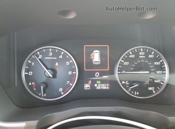 4S4WMASD0R3416240 2024 SUBARU ASCENT White Instrument cluster view