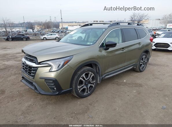 4S4WMAUD7R3448809 2024 SUBARU ASCENT Green წინა მარცხენა ხედი სამი მეოთხედიდან