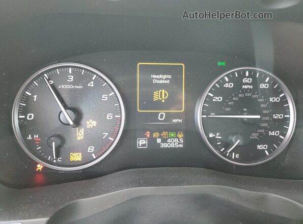 4S4WMAWD8R3406887 2024 SUBARU ASCENT Gray Սարքավորումների վահանակի տեսք