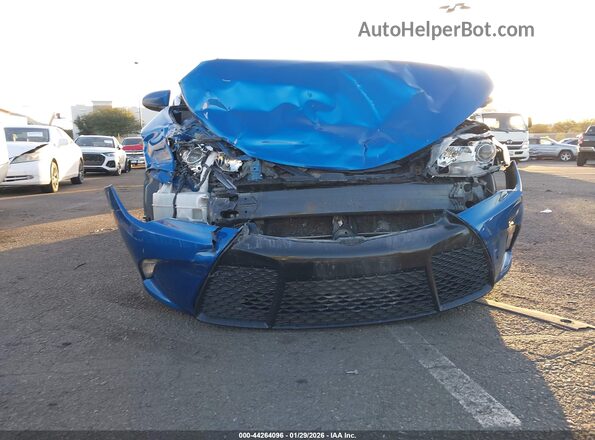 4T1BD1FKXHU201092 2017 TOYOTA CAMRY HYBRID Синий Вид спереди