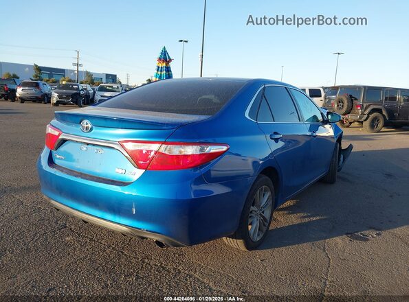 4T1BD1FKXHU201092 2017 TOYOTA CAMRY HYBRID Синий Задняя правая четверть