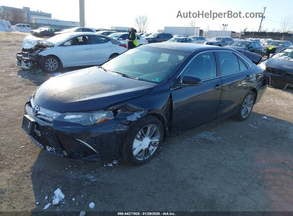 4T1BF1FK3HU296752 2017 TOYOTA CAMRY Black Передня ліва чверть