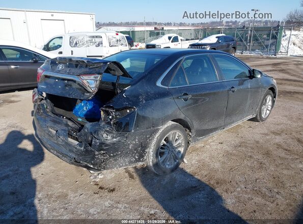 4T1BF1FK3HU296752 2017 TOYOTA CAMRY Black Задня права чверть