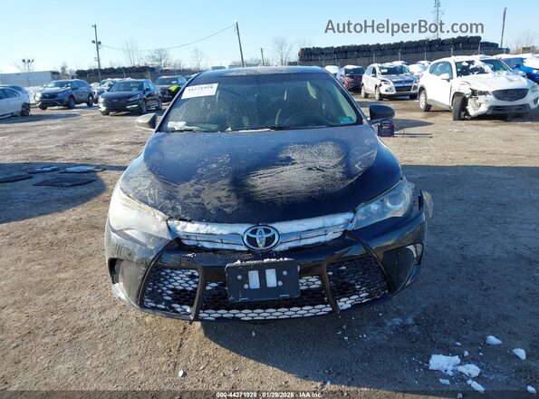 4T1BF1FK3HU296752 2017 TOYOTA CAMRY Black Вид щитка приладів