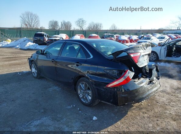 4T1BF1FK3HU296752 2017 TOYOTA CAMRY Black Задня ліва чверть