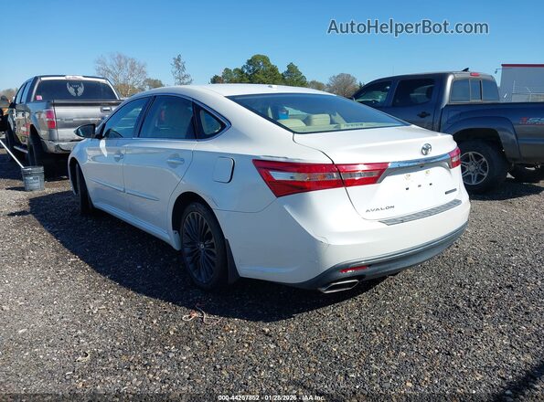 4T1BK1EB7HU253187 2017 TOYOTA AVALON White Trasero izquierdo