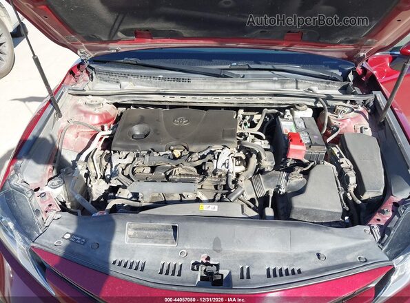4T1C11AK2LU332658 2020 TOYOTA LE Burgundy Widok z tyłu