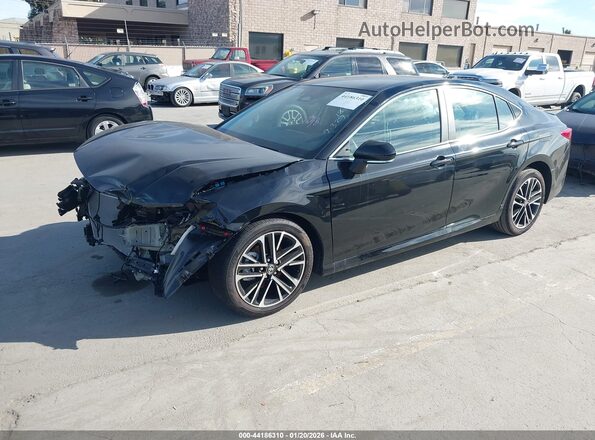 4T1DAACK1SU115456 2025 TOYOTA LE Black Передня ліва чверть