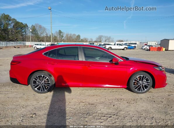 4T1DAACK2SU184818 2025 TOYOTA LE Red Вид задньої частини салону