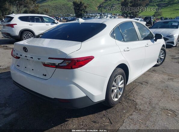 4T1DAACK6SU203693 2025 TOYOTA LE White Задня права чверть