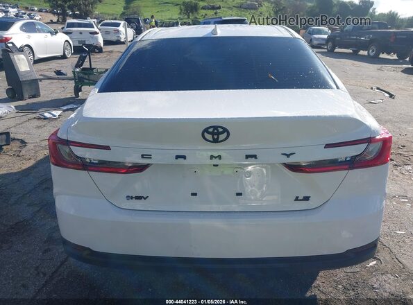 4T1DAACK6SU203693 2025 TOYOTA LE White 