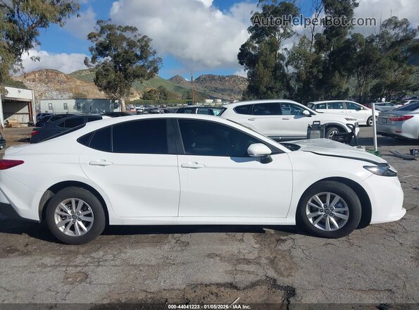 4T1DAACK6SU203693 2025 TOYOTA LE White Вид задньої частини салону