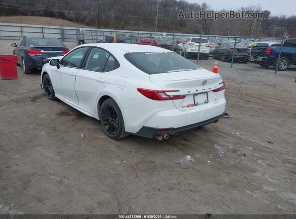 4T1DAACK9SU145451 2025 TOYOTA CAMRY White Задня ліва чверть
