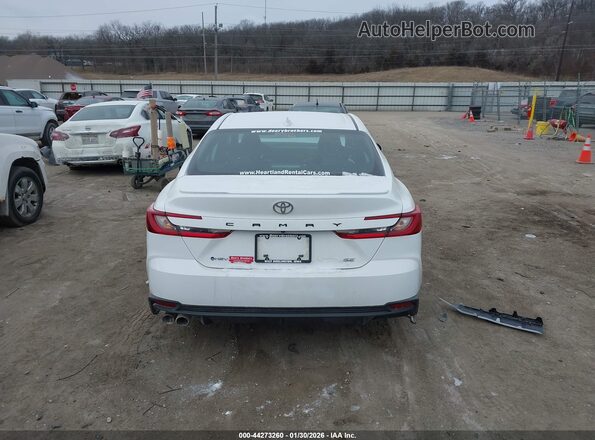 4T1DAACK9SU145451 2025 TOYOTA CAMRY White 