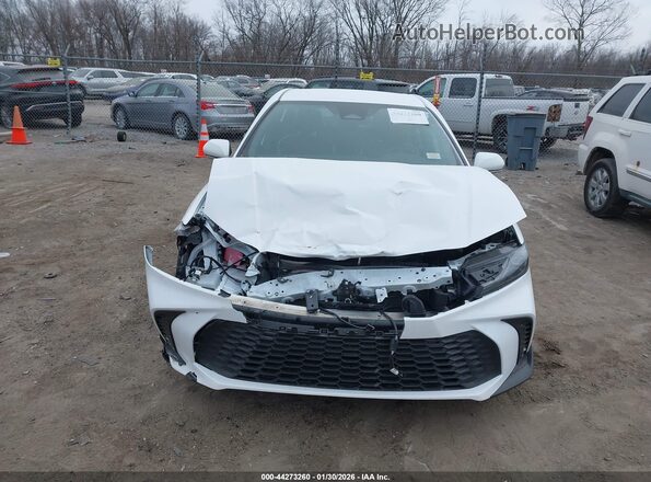 4T1DAACK9SU145451 2025 TOYOTA CAMRY White Вид щитка приладів