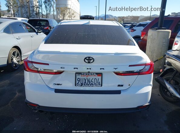 4T1DAACK9SU631256 2025 TOYOTA CAMRY White 