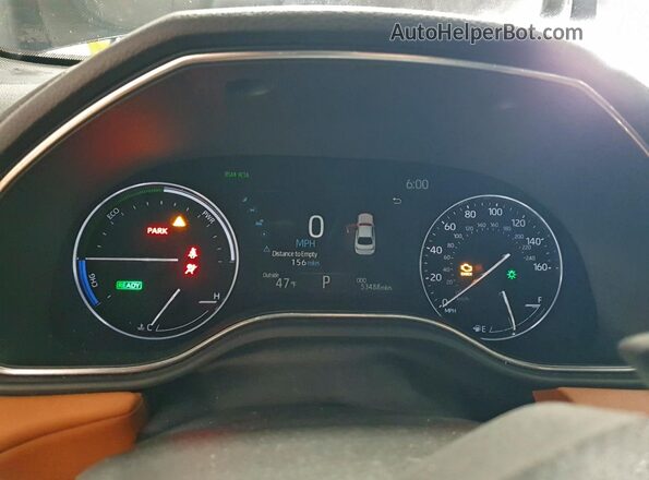 4T1EA1AB2MU002819 2021 TOYOTA AVALON Black ხელსაწყოთა პანელის ხედი