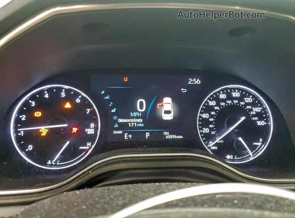4T1FZ1FBXMU067536 2021 TOYOTA AVALON White Вид щитка приладів