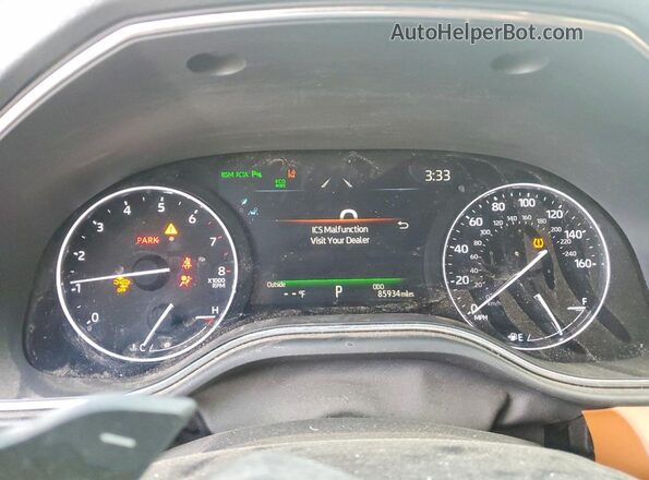 4T1HZ1FBXNU071905 2022 TOYOTA AVALON White Instrument cluster view