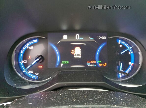 4T3DWRFV3LU004681 2020 TOYOTA LIMITED Blue Instrument cluster view