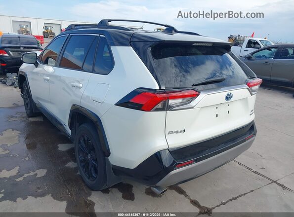 4T3E6RFV0NU103255 2022 TOYOTA RAV4 HYBRID White უკანა მარცხენა