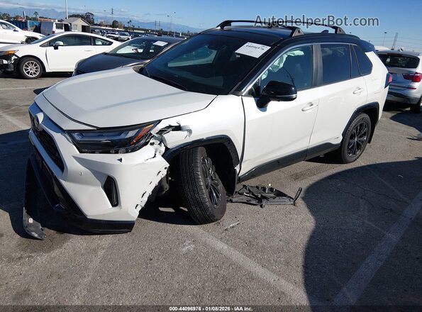 4T3E6RFV1NU096462 2022 TOYOTA RAV4 HYBRID White 