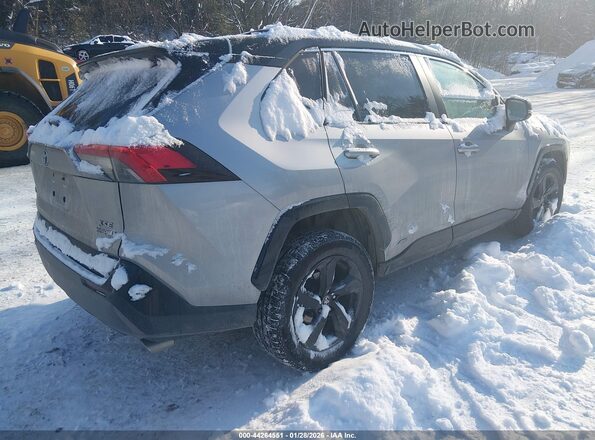 4T3E6RFV9MU060968 2021 TOYOTA RAV4 HYBRID Silver Rear right