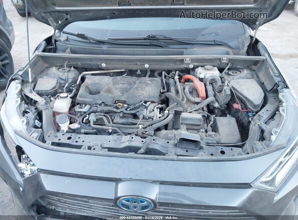 4T3E6RFVXMU010659 2021 TOYOTA RAV4 HYBRID Gray Rear view